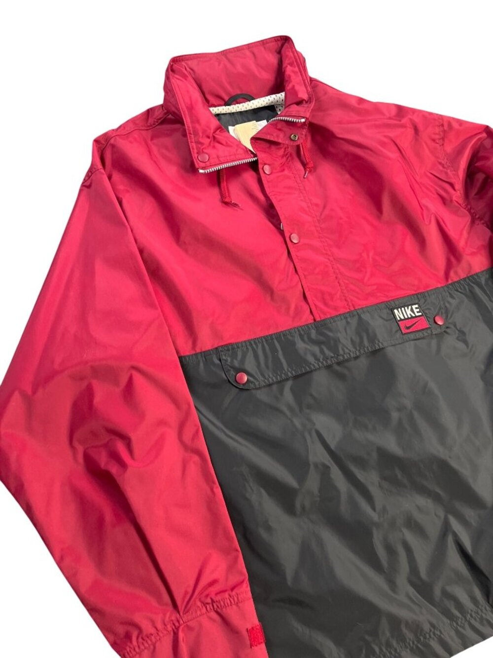 Nike Garnet  Black Vintage  Windbreaker Jacket XL Nylon Polyester Philippines